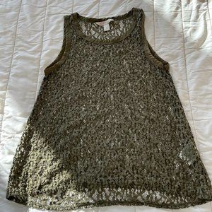 Banana Republic Heritage Collection Lace Tank Top Size XS